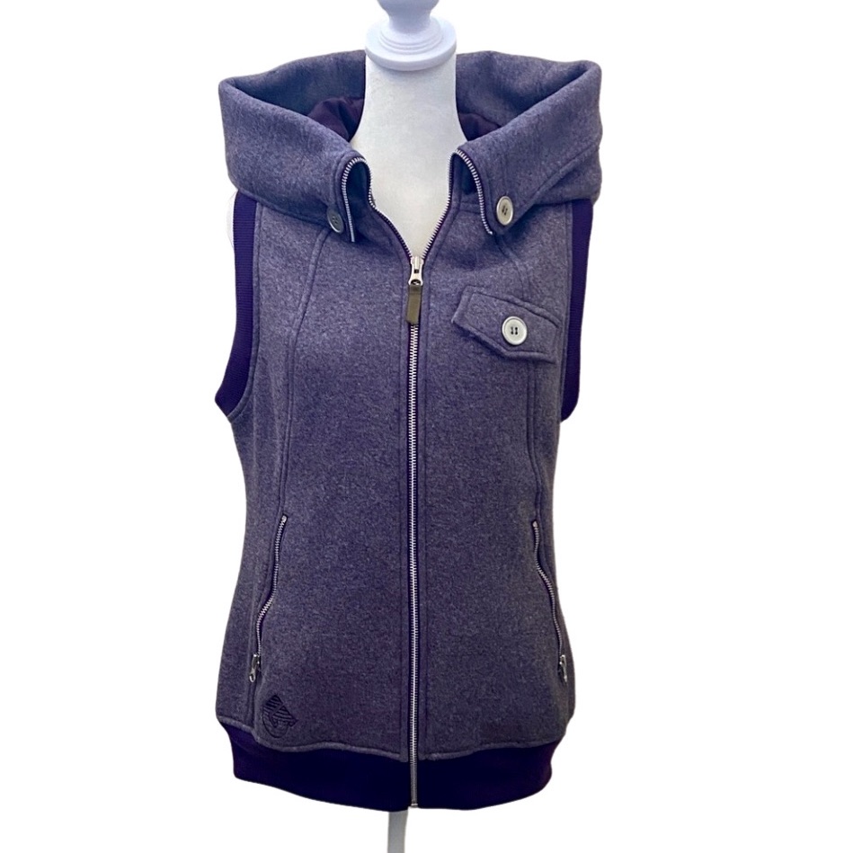 Burton Purple Hooded Vest